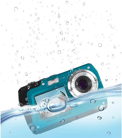 Minolta 48 MP Dual Screen Waterproof Digital Camera MN40WP - Image 2